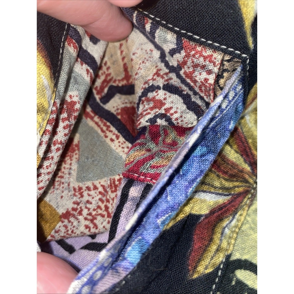 Sacred Threads Patchwork Cotton Jacket Boho Artto Wear M/L Made in India  Artsy - Picture 10 of 11